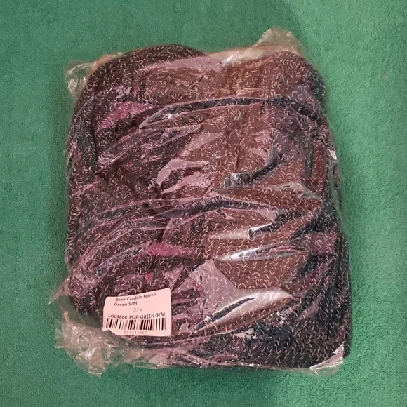 Cozy Dark Teal Duster Cardigan. NWT. Pockets!  Marled. - Picture 7 of 12